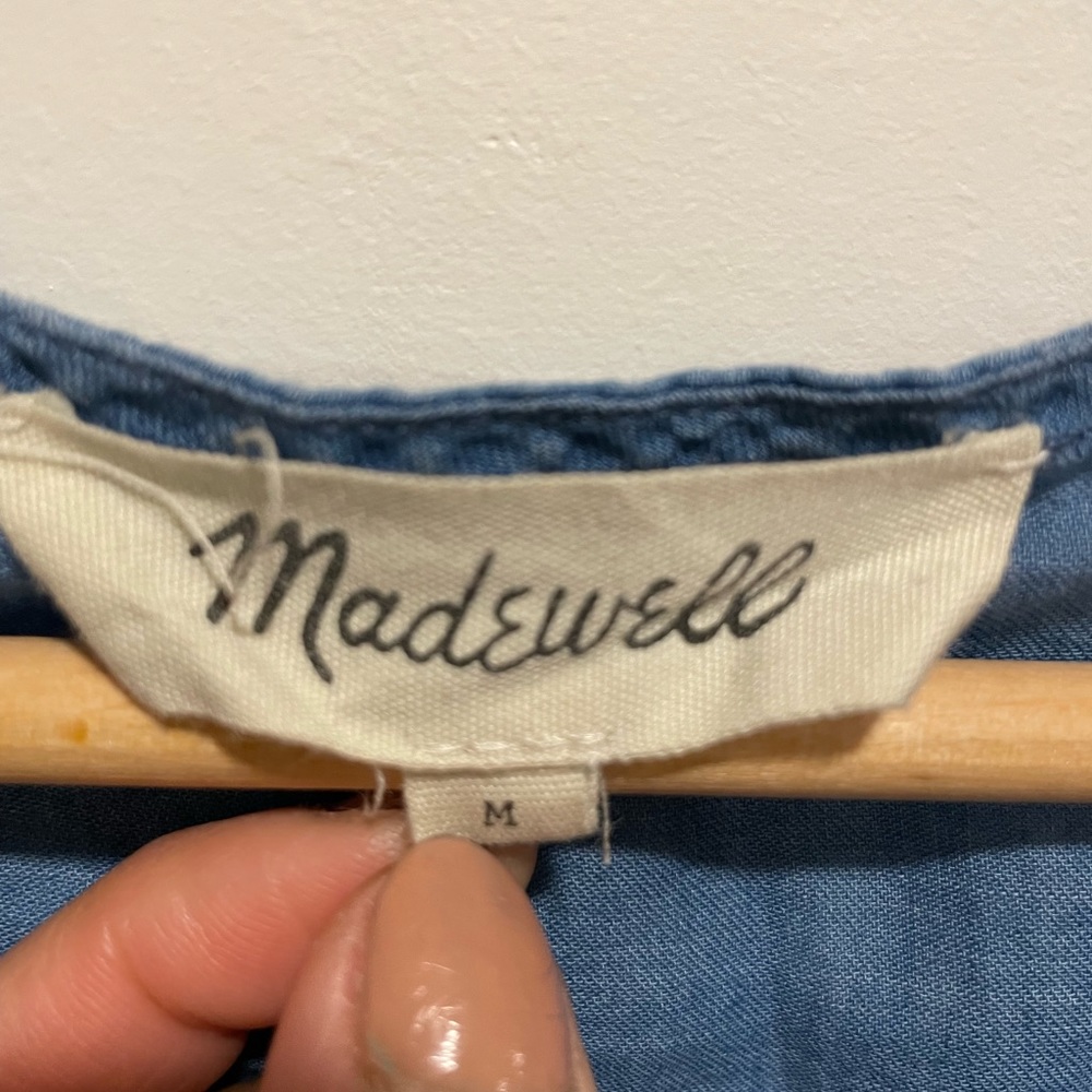 Madewell Sash-Tie Top - Picture 3 of 4
